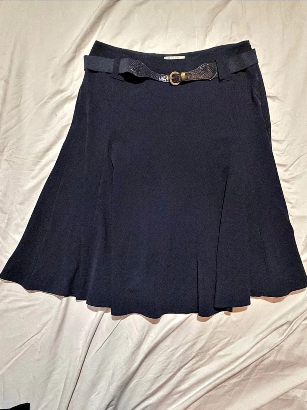 dressbarn navy Midi Skirt Size 12